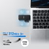 ADR-5TCMSD3BK / UHS-II対応 USB Type-C ＆ USB-A カードリーダー